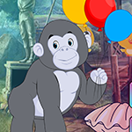 Games4King Modest Chimpanzee Rescue  Walkthrough